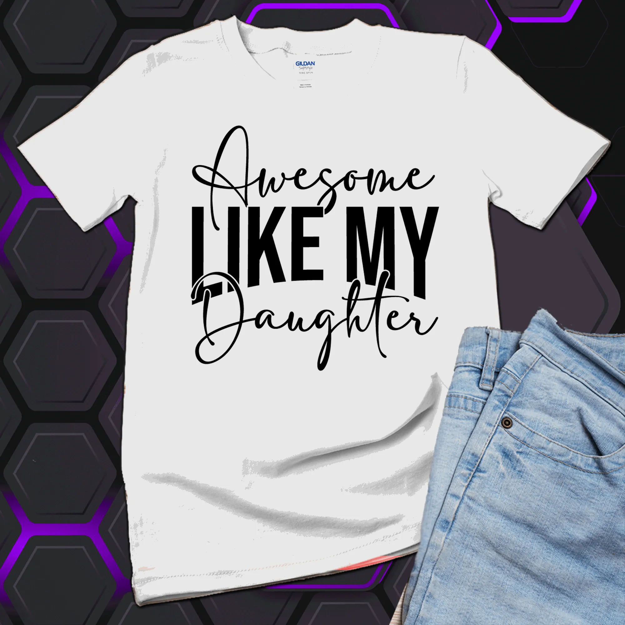 Awesome like my daughter shirt, awesome like my daughter Hoodie, Gift for Father