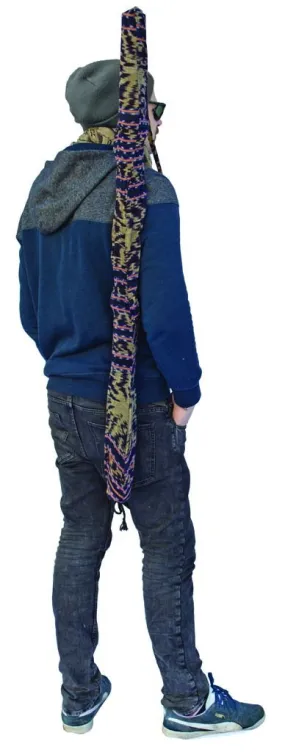 Bag Ikat for Didgeridoo or rain stick 58"