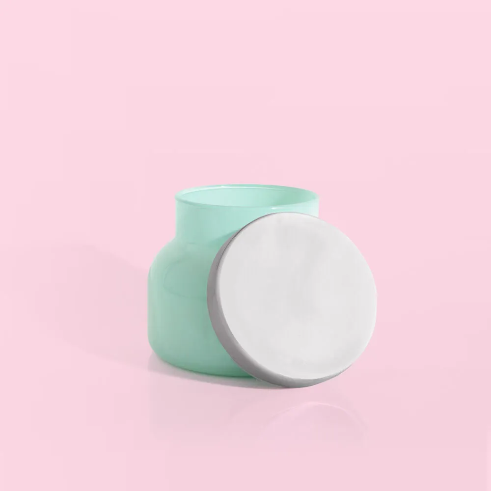 Capri Blue Volcano Candle in Aqua
