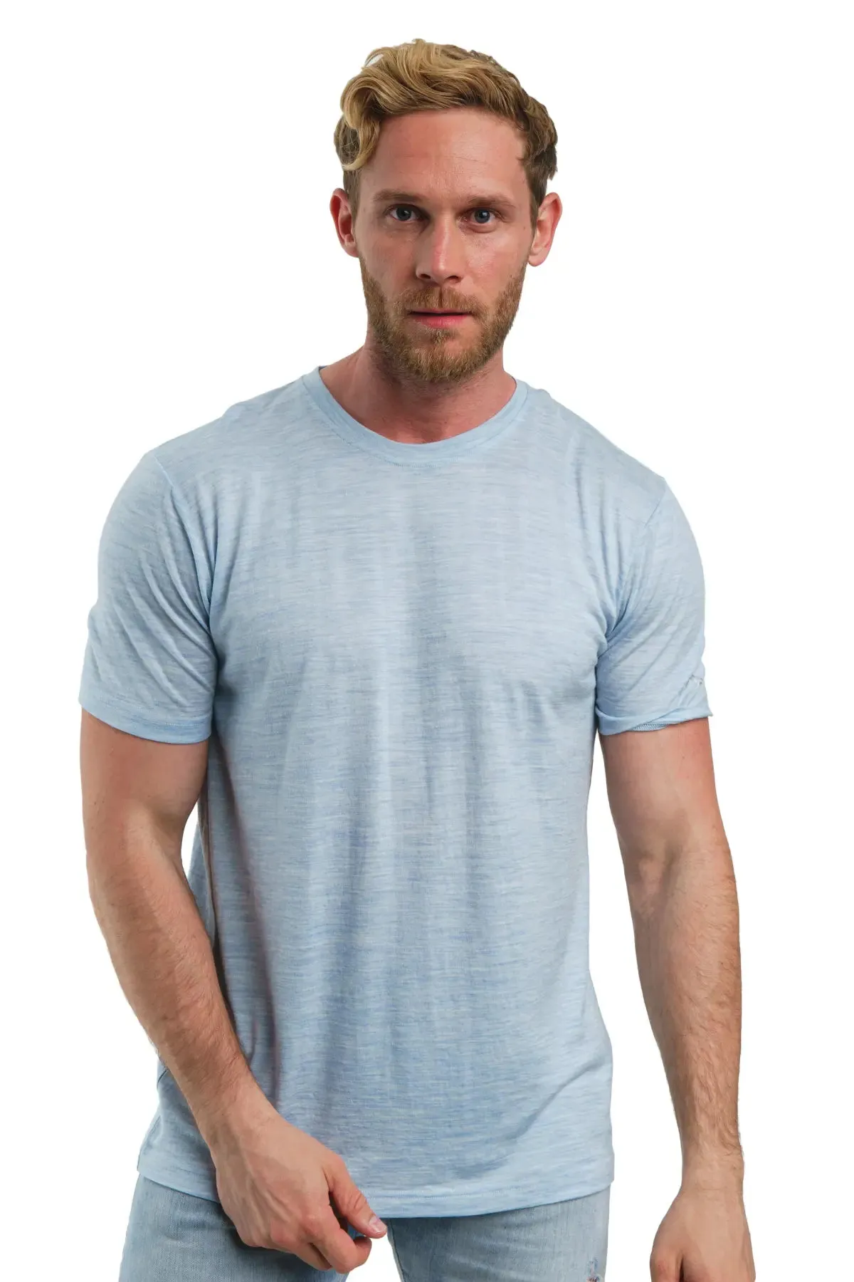 Men's Merino T-shirt 165 Arctic Ice Melange
